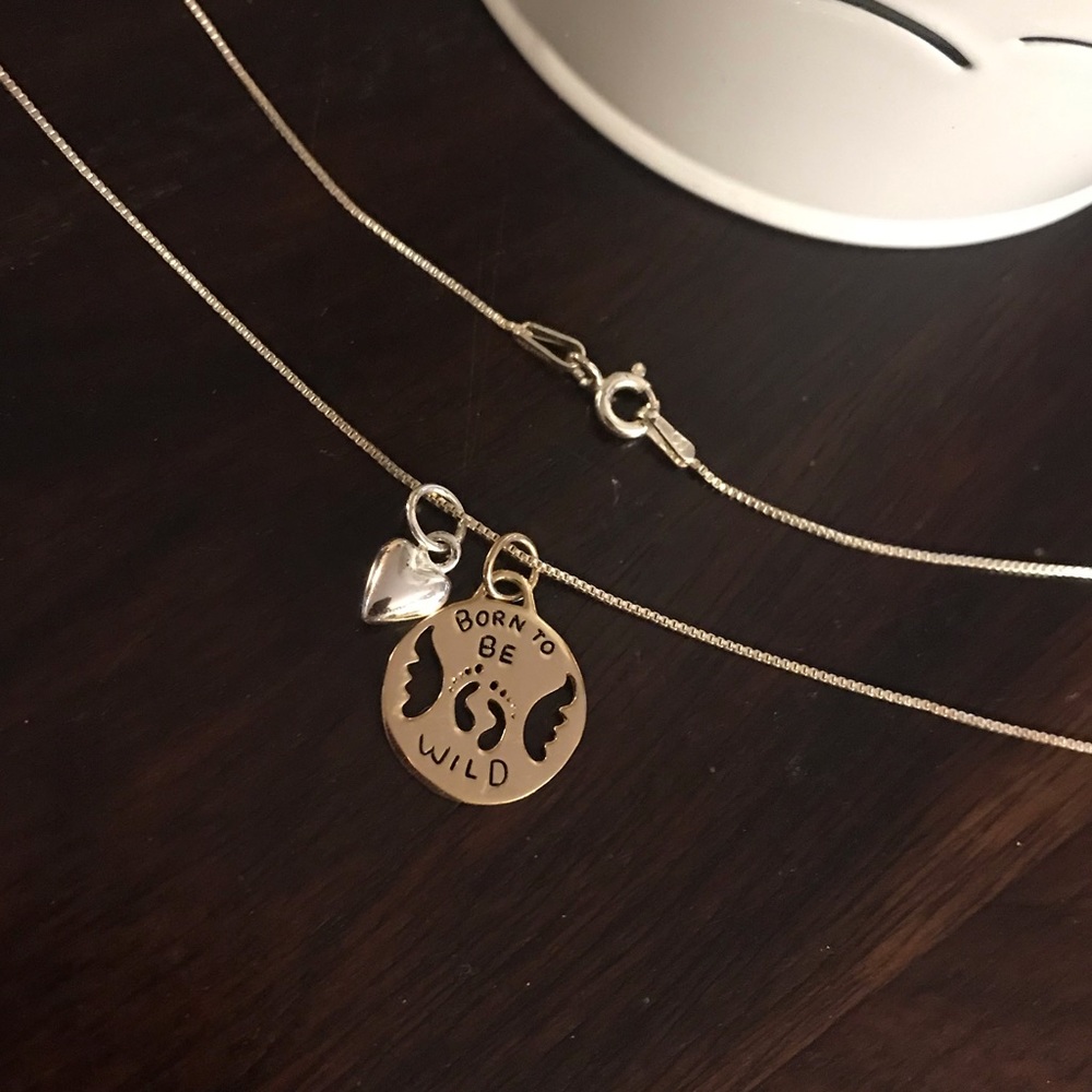 ‘Born to be Wild’ Silver & Gold Necklace